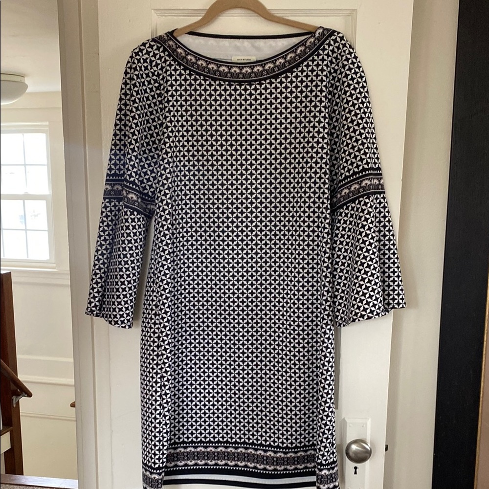Max Studios Navy & White Dress